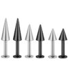 Labret Stud with Spike Tops for Lip, Cartilage, Vertical Helix