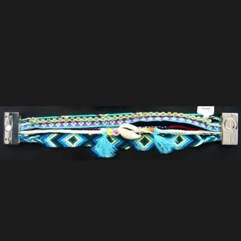 Brazilian Hipanema Layered Festival Magnetic Bracelet - Image 5