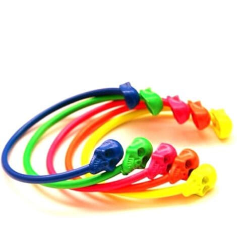 Colourful Skull Open Bangles