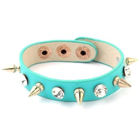 Crystal and Gold Stud Wristbands - Image 4