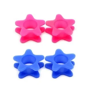 Silicon Star Shaped Front Double Flared Tunnel Pairs