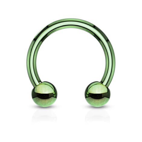 Horseshoe/ Circular Barbell In IP Colours With Ball - Image 5