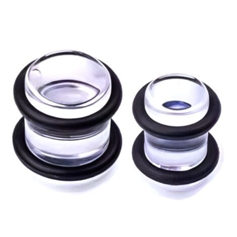 Acrylic Transparent Plug Pairs With O-Rings
