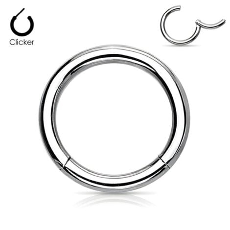 High Quality Precision 316L Surgical Steel Hinged Segment Ring
