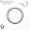 Hinged Segment Hoop Ring Titanium ASTM F-136 / Plain