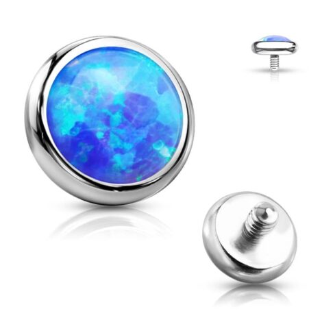 Opal Set Top Spare or Dermal 14GA Internally Threaded - Image 2