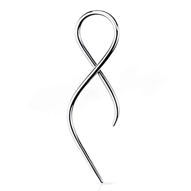 16G/ 14G Twist Tail Ear Cartilage Lobe Industrial Taper