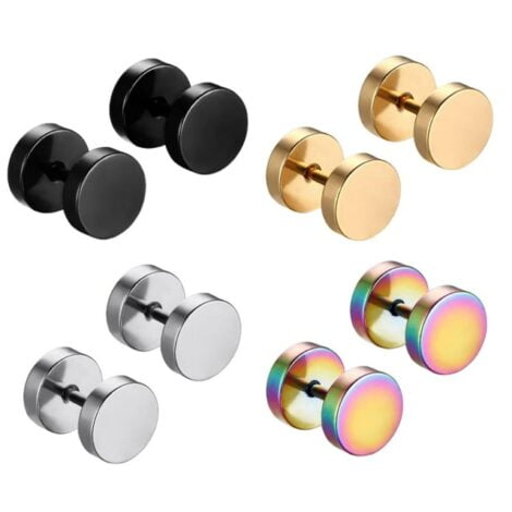 Fake Cheater Plug Earring Pairs In Mixed Sizes