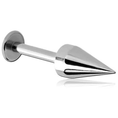 Ear Labret Stud With Compact Spike Top