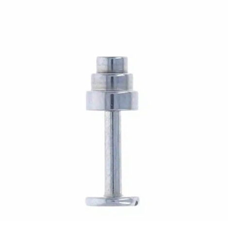Ear Labret Stud With Triple Step Dumbbell Top - Image 2