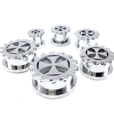 Blade Rim with Iron Cross Steel Tunnel Pairs