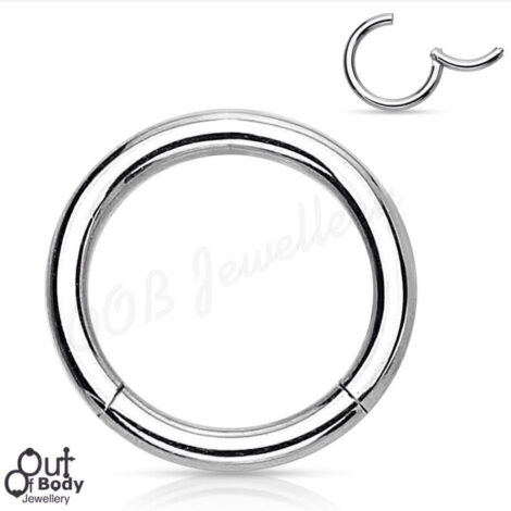 High Quality Precision 316L Surgical Steel Hinged Segment Ring