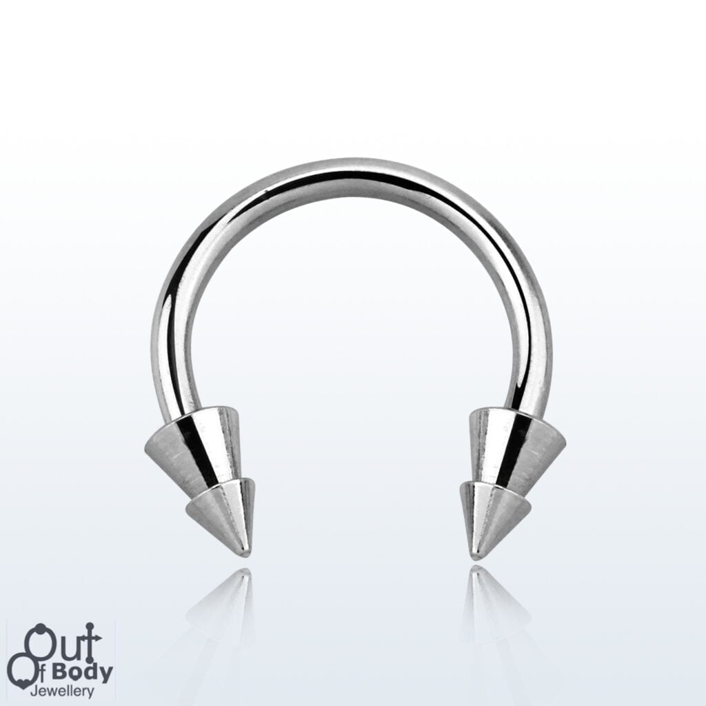 Horseshoe Circular Barbell W/ Layered Cones