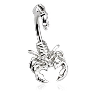 Vintage Style Scorpion Belly Ring