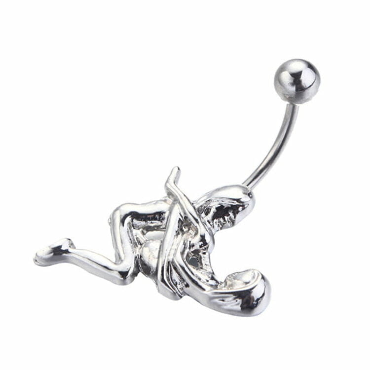 Entwined Lovers Belly Ring