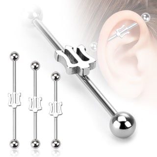 Trident Industrial Barbell 316L Steel In Mixed Sizes
