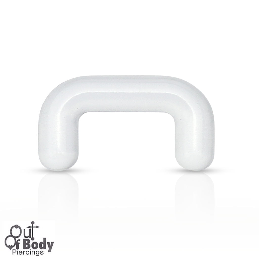 Acrylic Clear Septum Staple Retainer