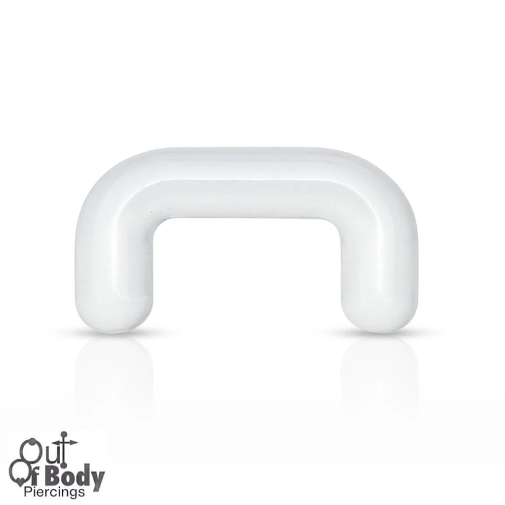 Acrylic Clear Septum Staple Retainer