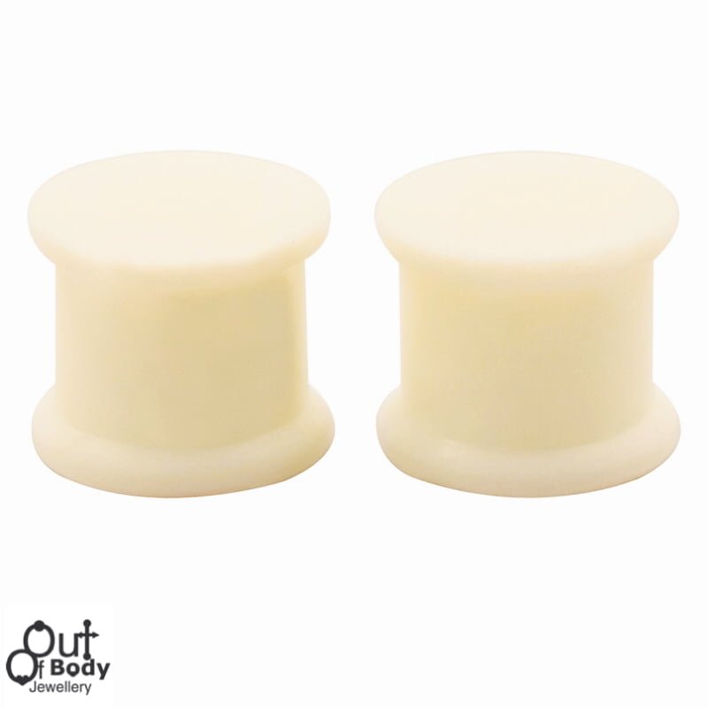 Silicon Double Flare Hider Plug In Cream