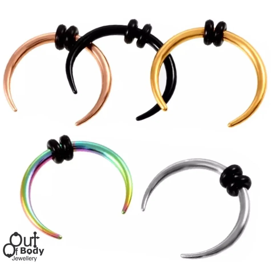 16GA/ 14GA Ear Or Septum Pinchers Titanium Colours