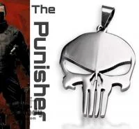 Steel Skull Pendant With Ball Chain Necklace