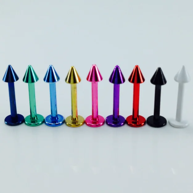 Electroplated Shimmer Colour Labret W/ Cone