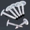 Bioflex Labret W/ 1.8mm Micro Push Fit Ball Or Cone Top