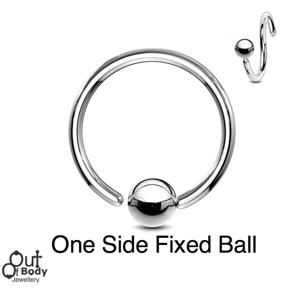 316L Steel CBR Easy Use With One Side Fixed Ball
