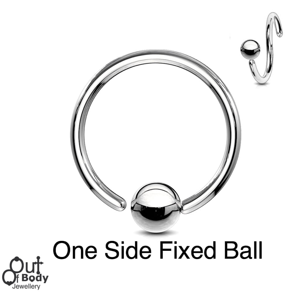 316L Steel CBR Easy Use With One Side Fixed Ball