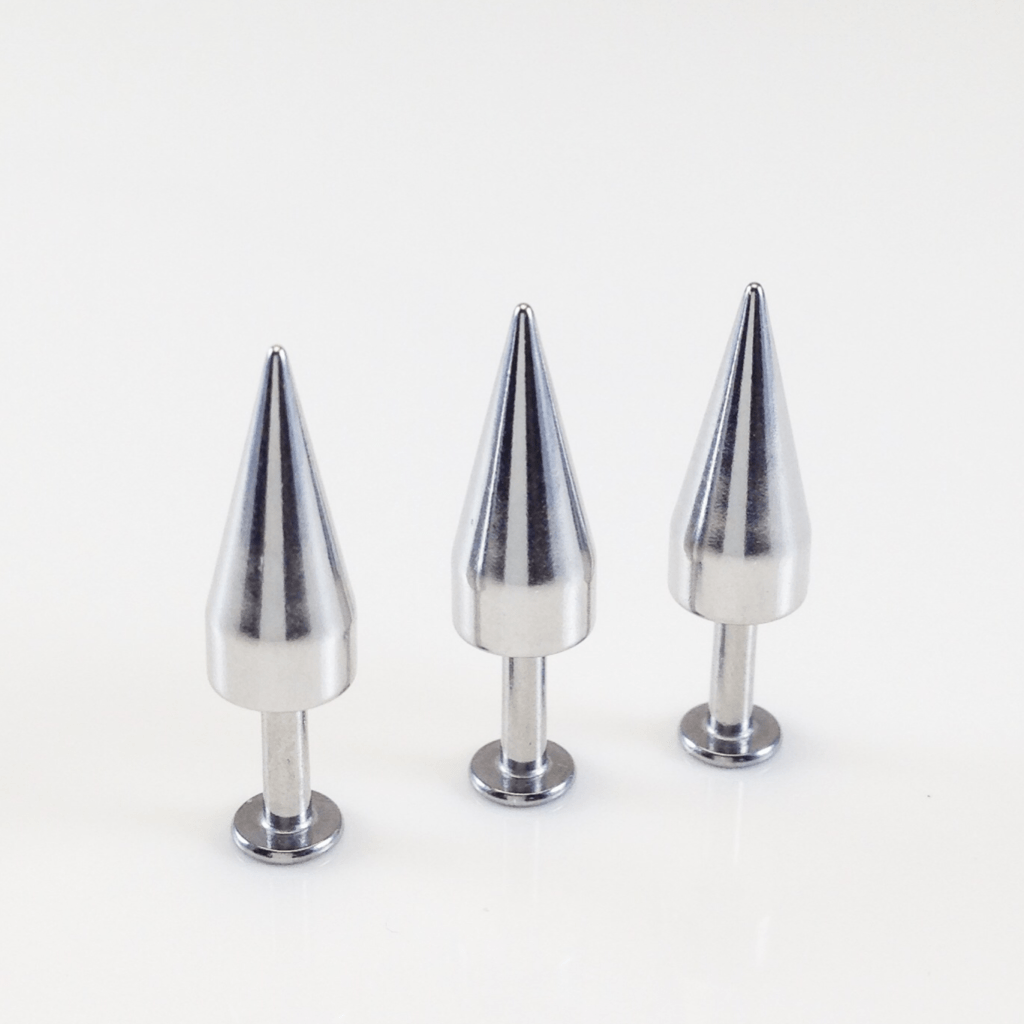 Ear Labret Stud With Mixed Size Cylinder/Spike Top