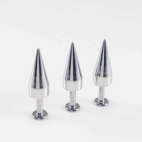 Ear Labret Stud With Mixed Size Cylinder/Spike Top