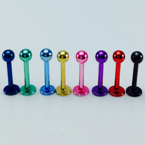Electroplated Shimmer Colour Labret W/ Ball