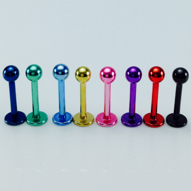Electroplated Shimmer Colour Labret W/ Ball