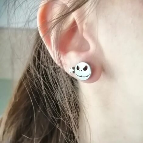 Fake Cheater Steel Plug Pairs with Jack Face and O Ring - Image 5