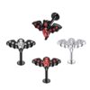 Bat Labret with CZ Set Top Cartilage Lobe Halloween Earring