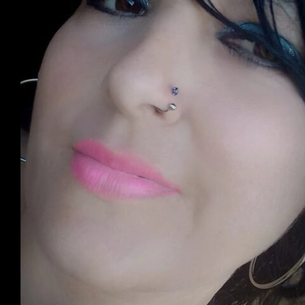 Circular Horseshoe Barbell with Prong Gem and Ball, Cartilage Nose Ring