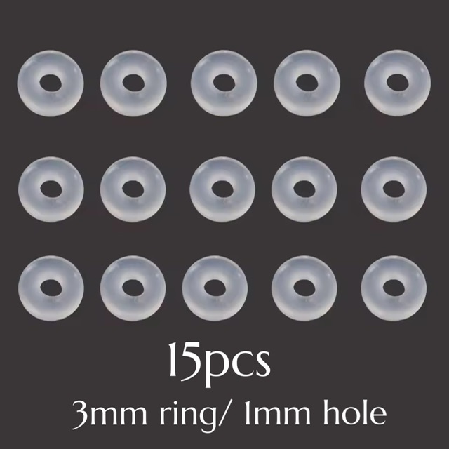 Silicone Healing Discs Non Pull 10PC Pack for Piercing Bumps