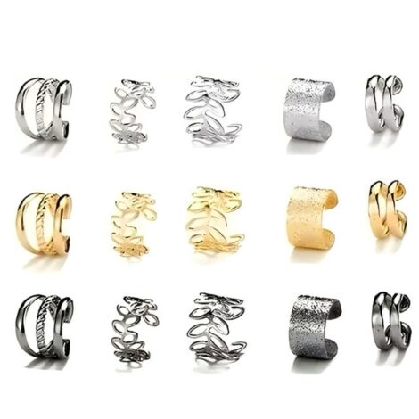 Cartilage/ Helix Ear Cuff No Pierce Flexible Ring - Image 1