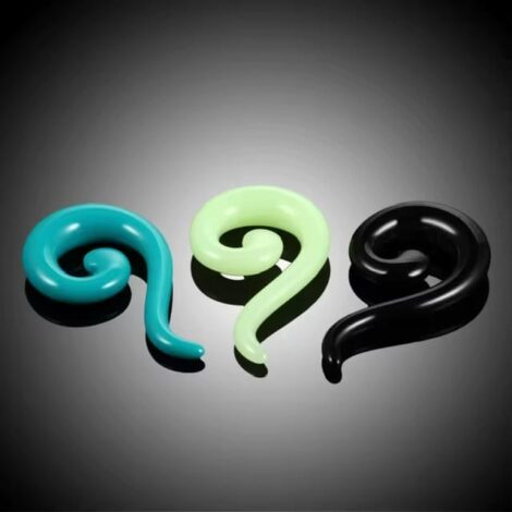 Acrylic Spiral Long Tail Hanger Taper Pairs - Image 7