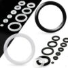 O-Rings Spares for Plugs, Tunnels or Pincher Rings, Pair or 10PCS