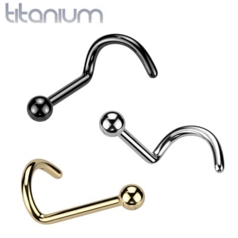 ASTM F-136 Implant Titanium Ball Top Nose Screw