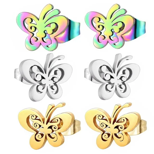Filigree Butterfly Top Post Earrings
