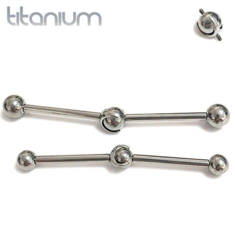 ASTM F136 Titanium Adapter Ball Multi Directional Industrial Barbell