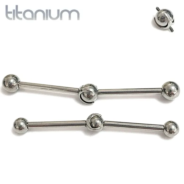 ASTM F136 Titanium Adapter Ball Multi Directional Industrial Barbell