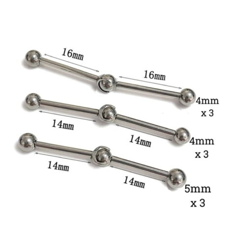 ASTM F136 Titanium Adapter Ball Multi Directional Industrial Barbell - Image 2