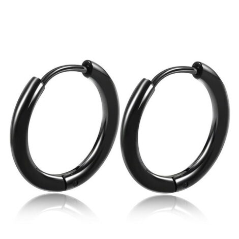 Pair of Hinged Hoop 2.5mm Earrings in Sizes 8mm to 20mm - Image 6