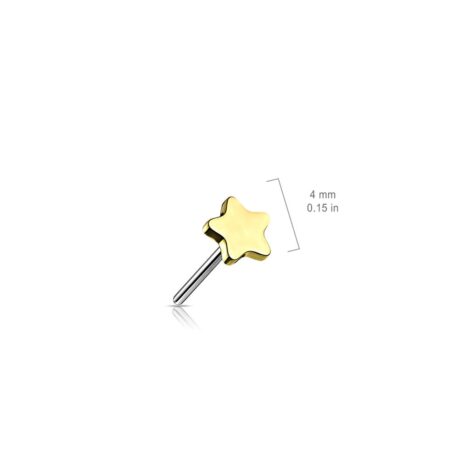 Implant Titanium Threadless Push in Pin Star Tops - Image 3