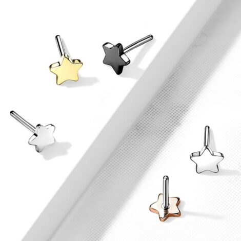 Implant Titanium Threadless Push in Pin Star Tops - Image 2