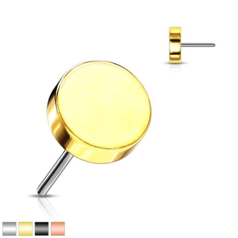 Implant Titanium Threadless Push In Pin Flat Round Tops - Image 9