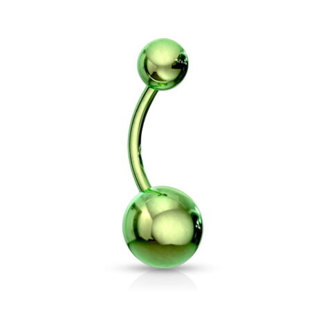 316L Surgical Steel Basic Navel Ring with IP Colours - Image 5
